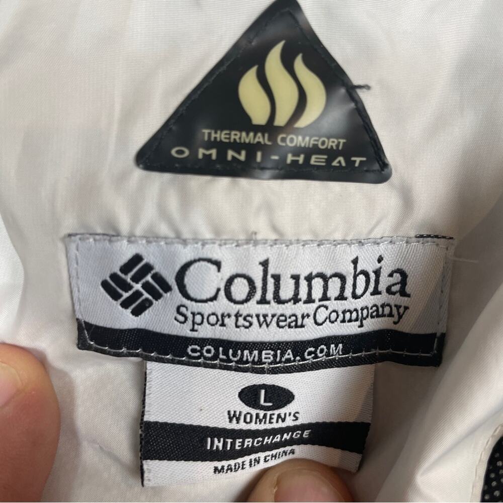 Columbia Interchange 3 in 1 Winter Ski Jacket Women’s Size L - Picture 10 of 10